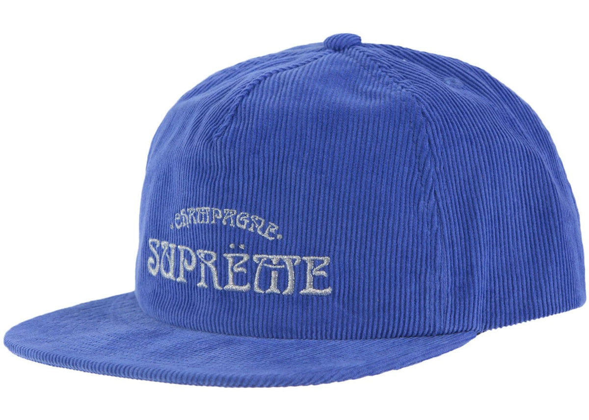 Supreme Champagne Corduroy 5-Panel Blue – YankeeKicks Online Supreme Champagne Corduroy 5-Panel Blue – YankeeKicks Online