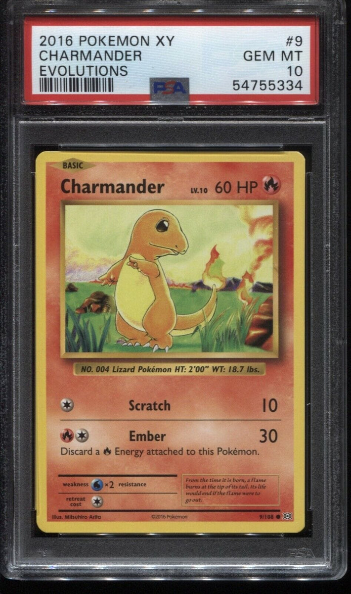 charmander pokemon card 60 hp 2016 Pokemon XY Charmander Evolutions – YankeeKicks Online