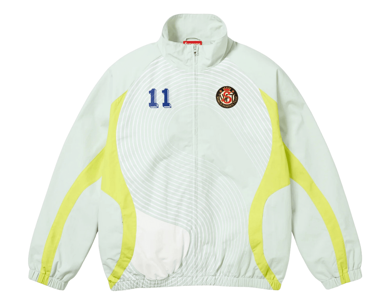 Supreme S Logo Track Jacket Light Mint – YankeeKicks Online Supreme S Logo Track Jacket Light Mint – YankeeKicks Online