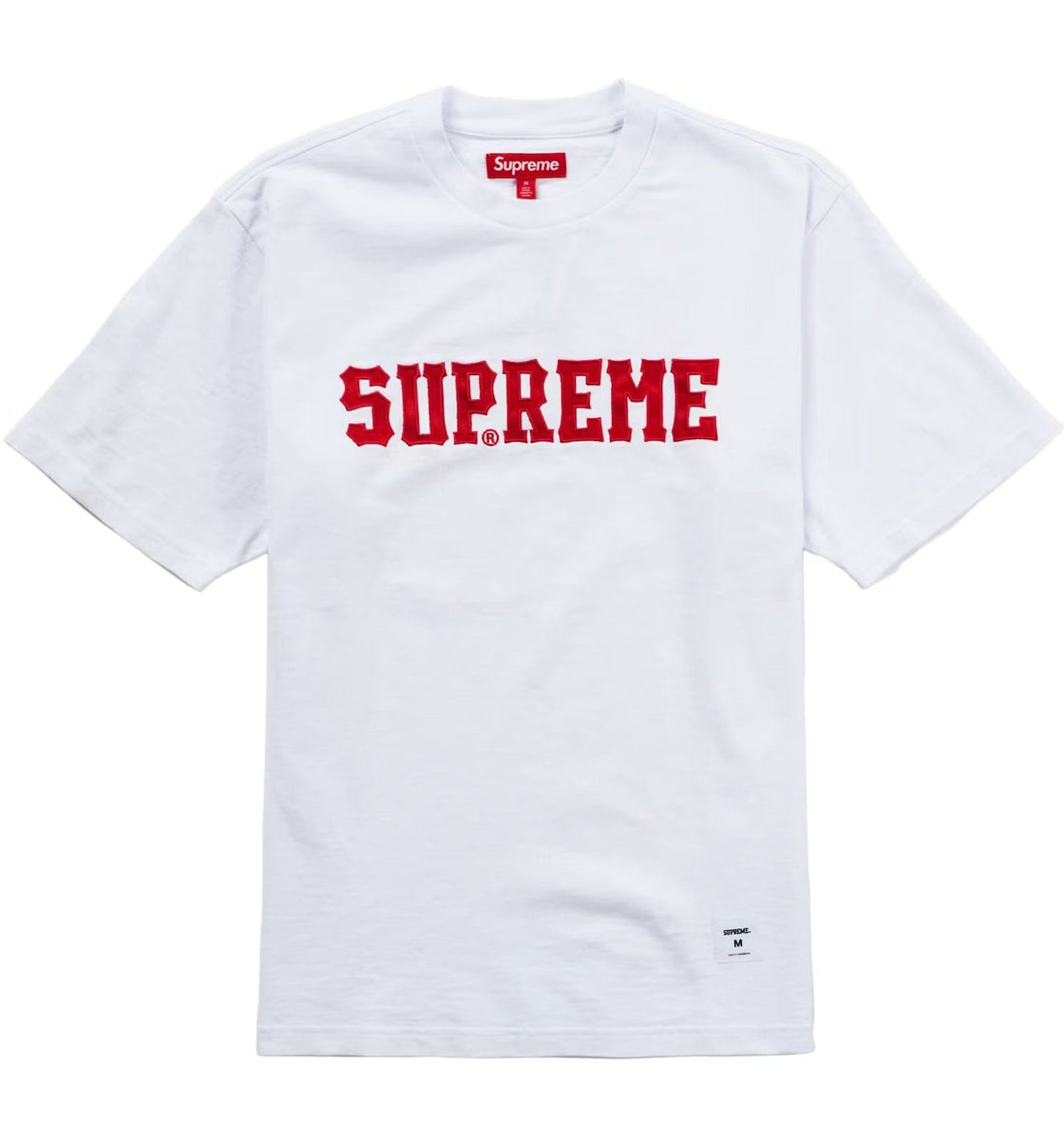 Supreme Twill Applique S/S Top White – YankeeKicks Online Supreme Twill Applique S/S Top White – YankeeKicks Online