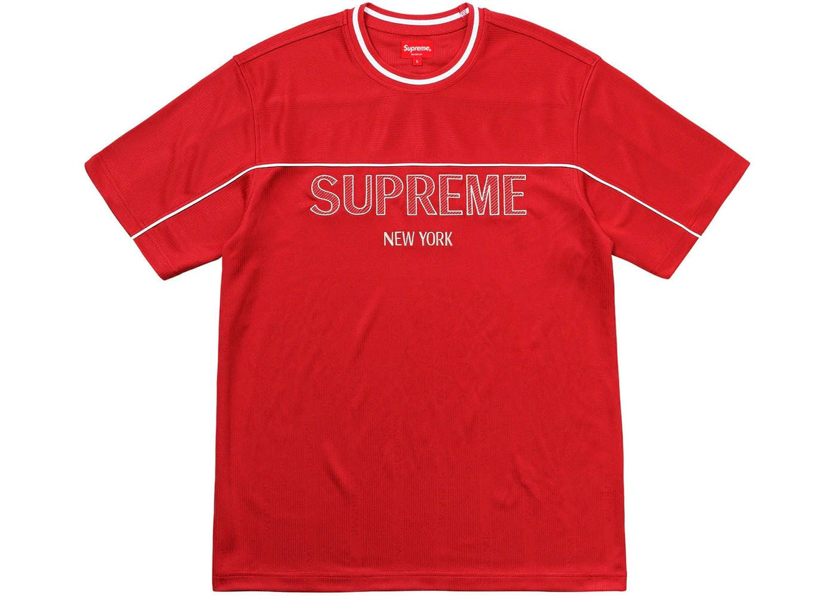 Supreme Dazzle Warm Up Top Red – YankeeKicks Online