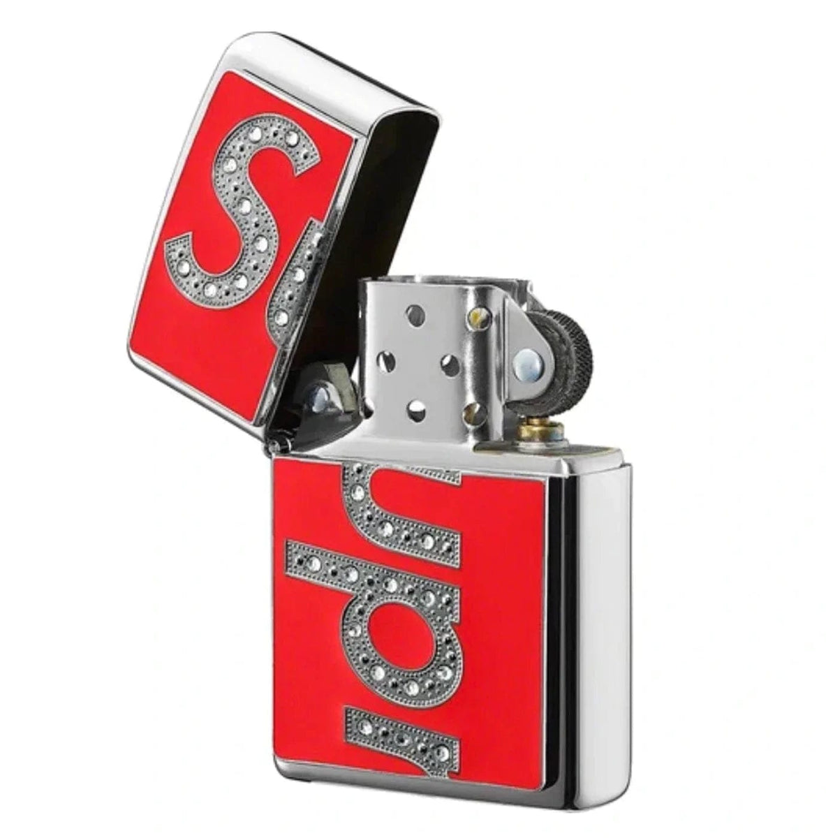 Supreme Swarovski Zippo Red – YankeeKicks Online Supreme Swarovski Zippo Red – YankeeKicks Online