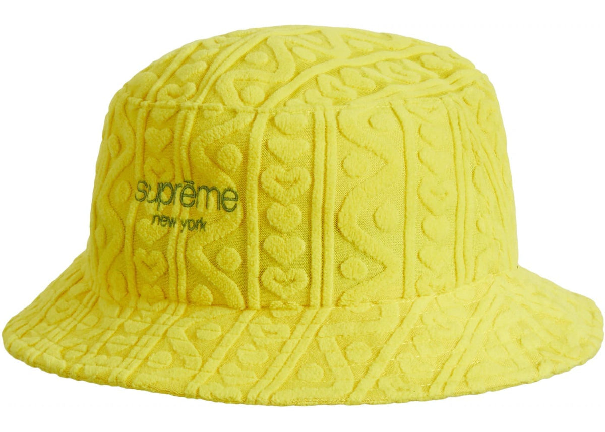 Supreme Terry Pattern Crusher Yellow