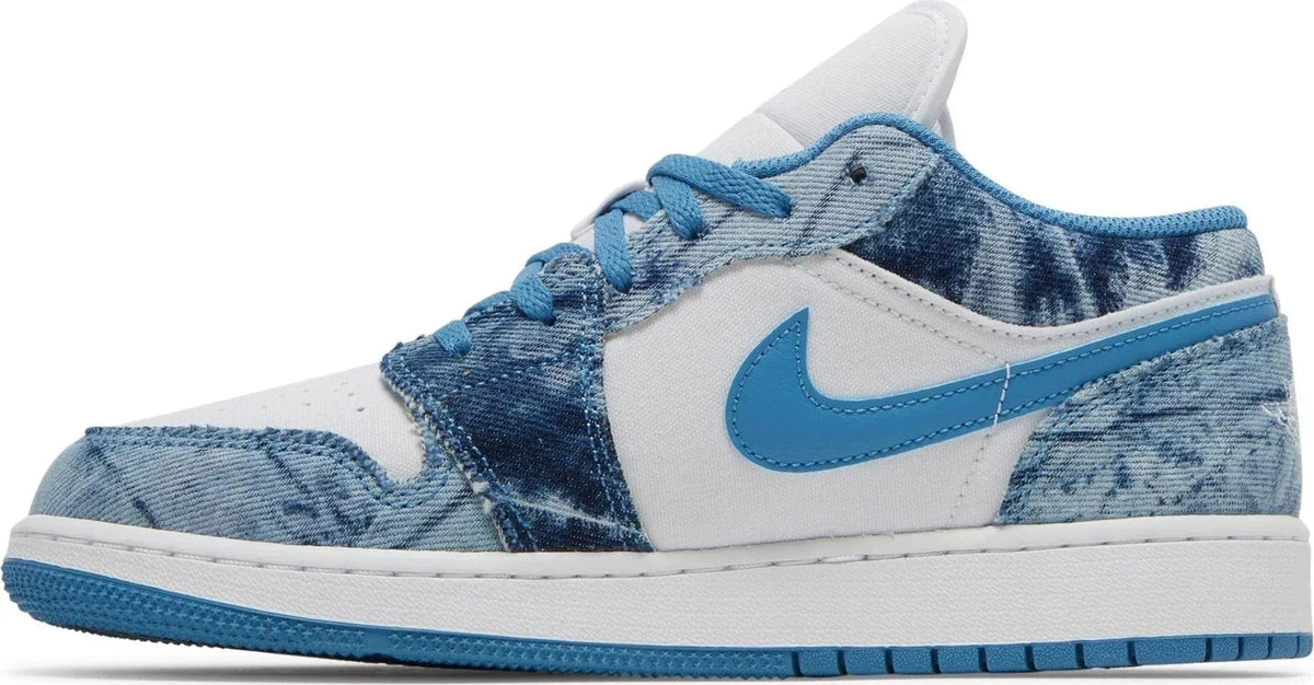 Jordan 1 Low Washed Denim (GS) – YankeeKicks Online