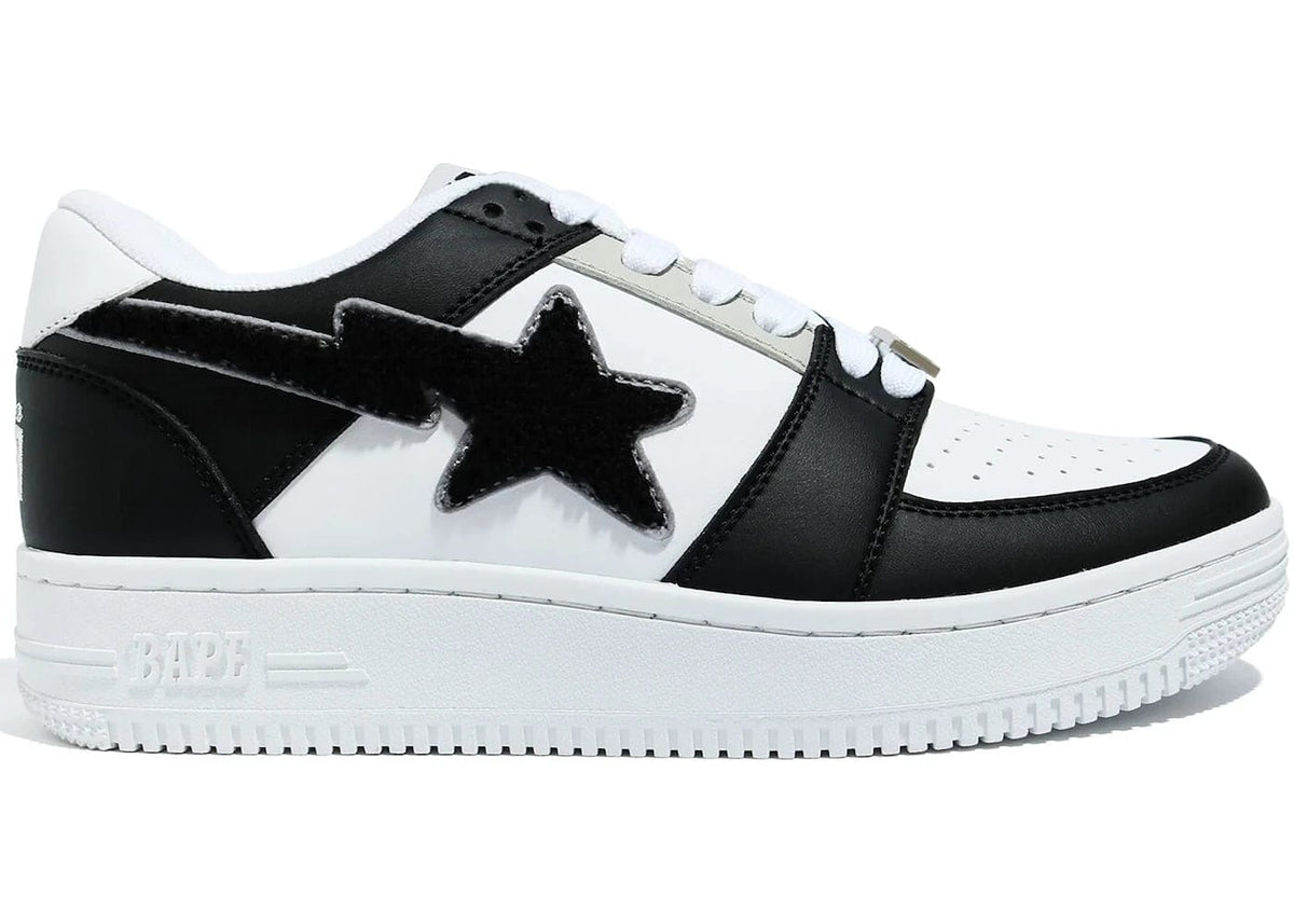 A Bathing Ape Bape Sta Low - Patched Black – YankeeKicks Online