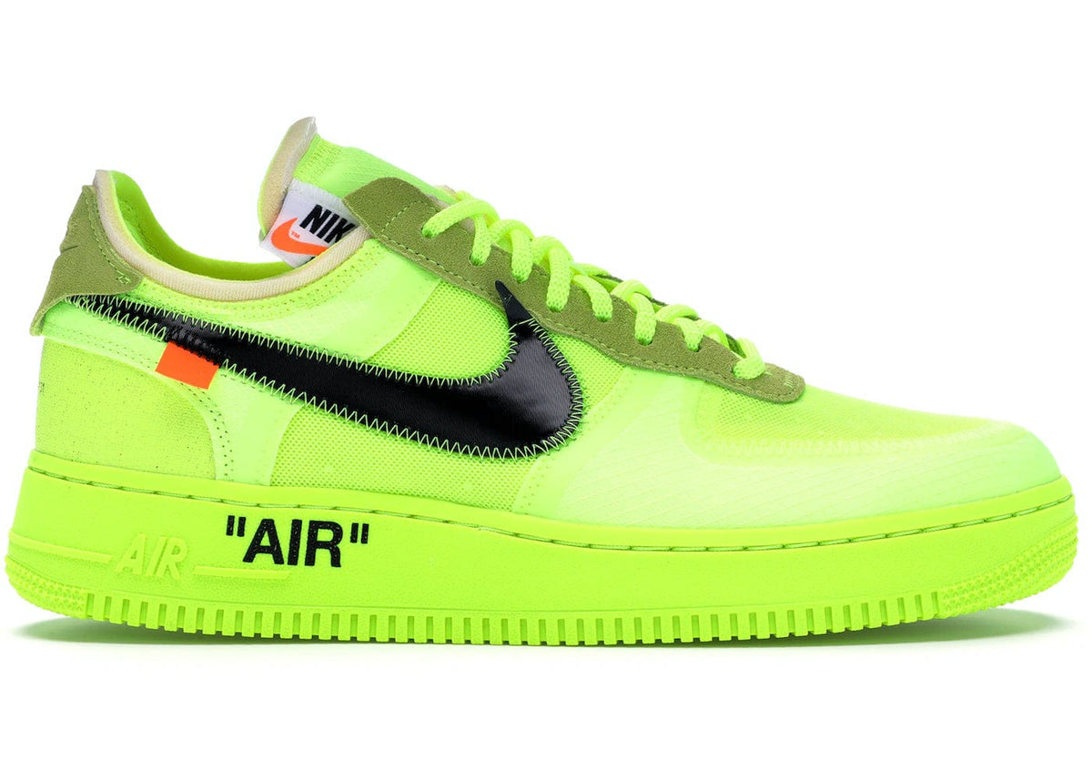 Nike Air Force 1 Low Off-White Volt – YankeeKicks Online