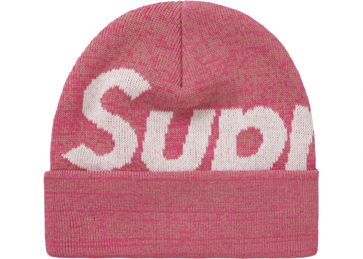 Supreme Big Logo Beanie (FW21) Magenta Static