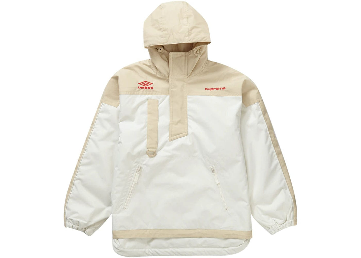 Supreme Umbro Hooded Anorak White – YankeeKicks Online Supreme Umbro Hooded Anorak White – YankeeKicks Online