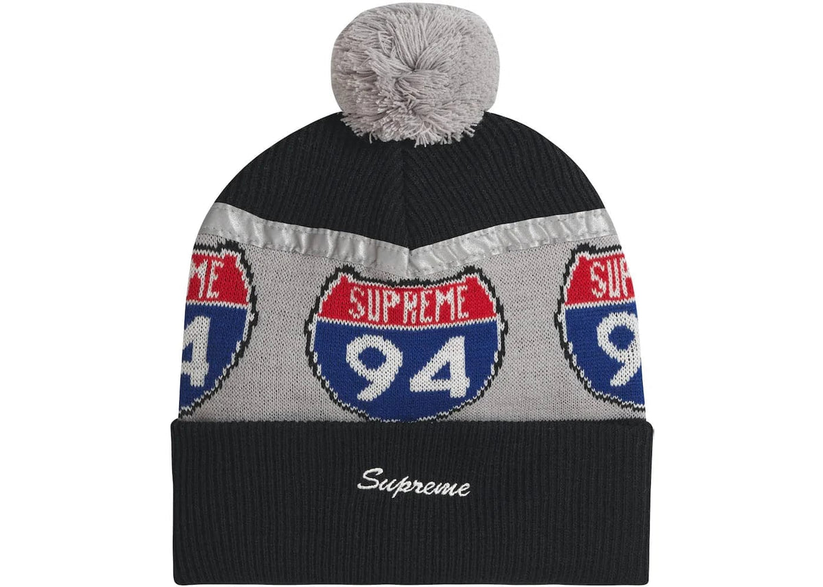 Supreme Interstate Reflective Beanie Red-