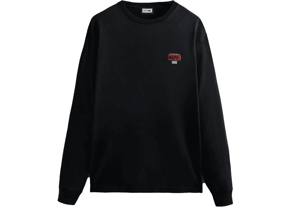 Kith Marvel Spider-Man Timeline L/S Tee Black – YankeeKicks Online