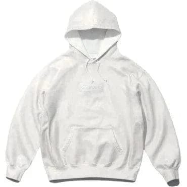 SUPREME/MM6 MAISON MARGIELA FOIL BOX LOGO HOODED SWEATSHIRT WHITE SUPREME/MM6 MAISON MARGIELA FOIL BOX LOGO HOODED SWEATSHIRT WHITE