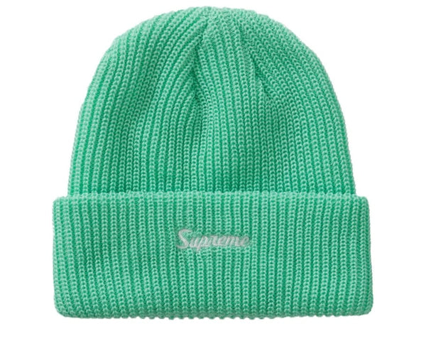 Supreme Loose Gauge Beanie Mint – YankeeKicks Online