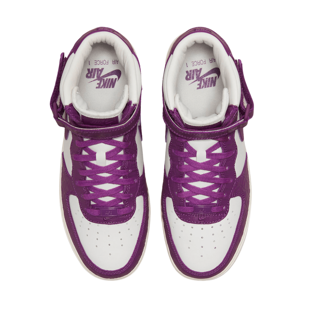 Air force 1 mid purple sales