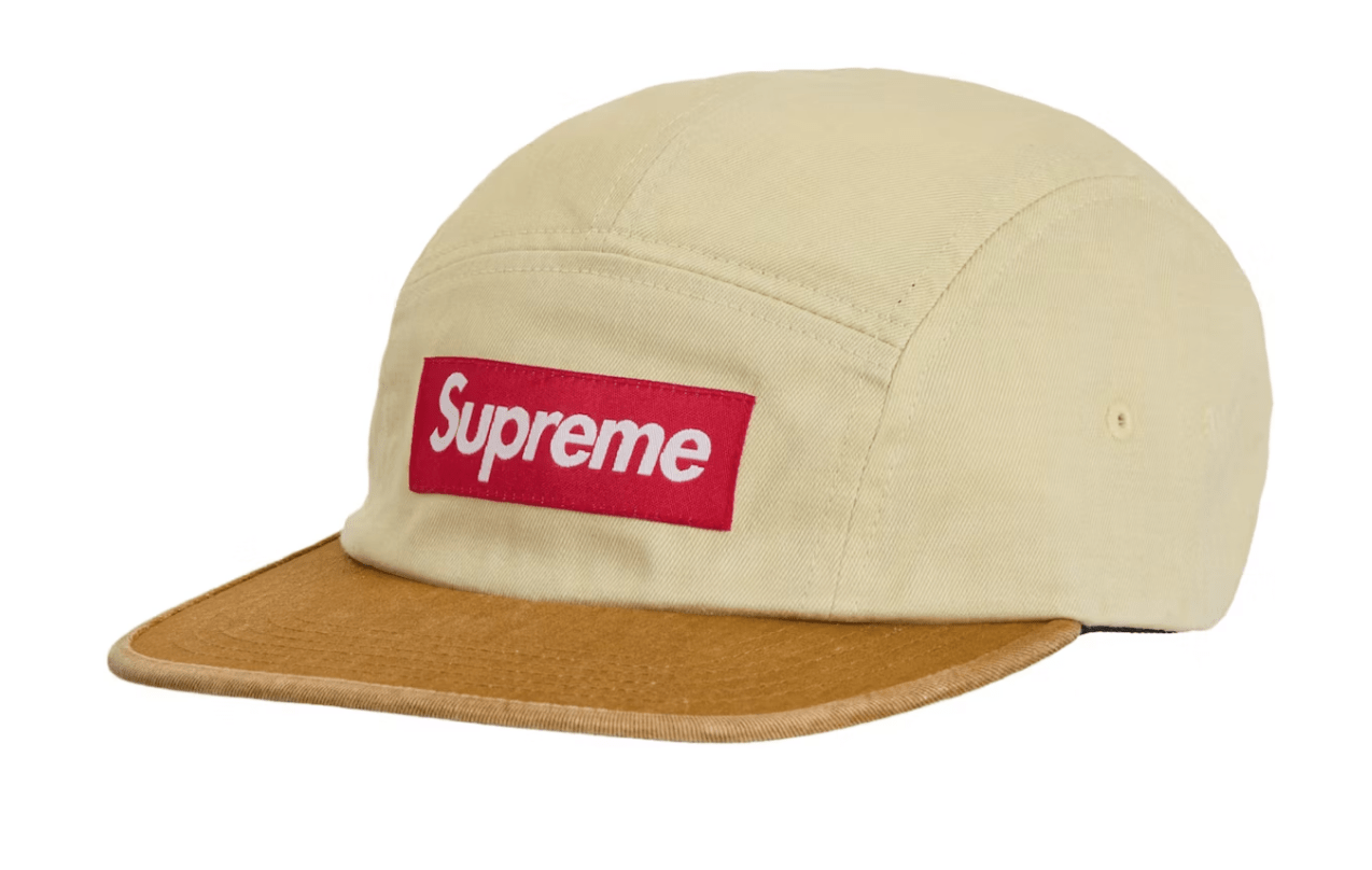 Supreme Pigment 2-Tone Camp Cap Natural