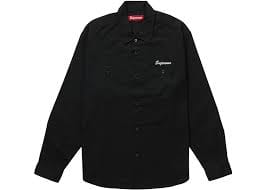 Supreme American Psycho Work Shirt Black