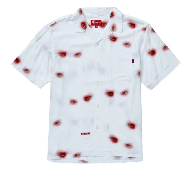 Supreme Eyes Rayon S/S Shirt - White