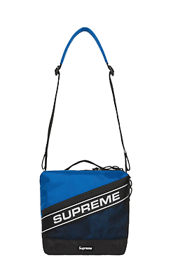 Supreme Logo Shoulder Bag Blue – YankeeKicks Online Supreme Logo Shoulder Bag Blue – YankeeKicks Online