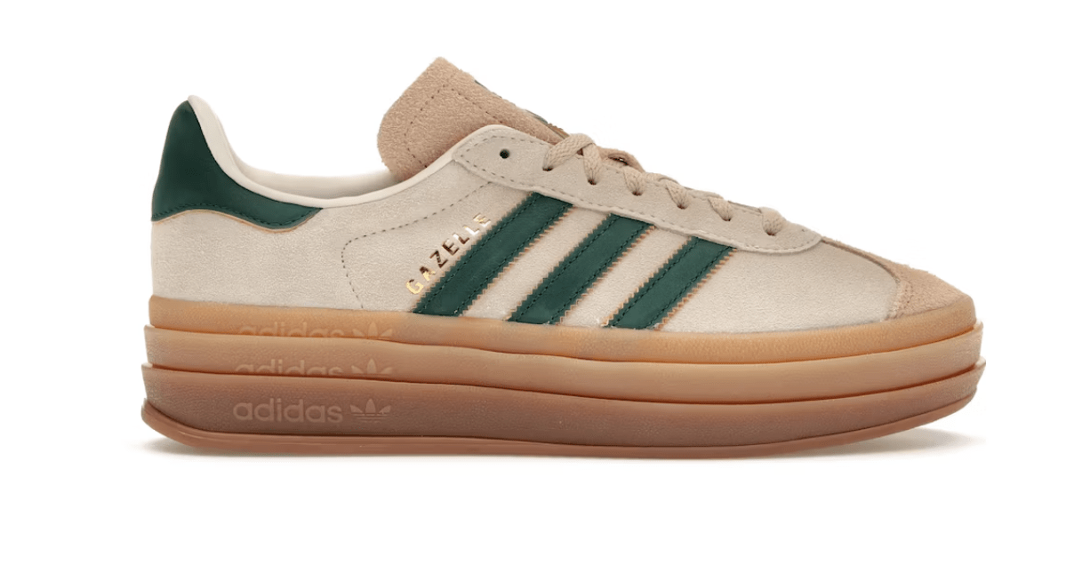 adidas Gazelle Bold Magic Beige Collegiate Green (Women's) YankeeKicks Online adidas Gazelle Bold Magic Beige Collegiate Green (Women's) YankeeKicks Online