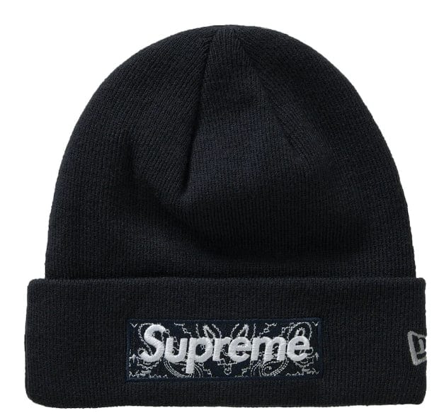超歓迎Supreme - New Era Box Logo Beanie 帽子