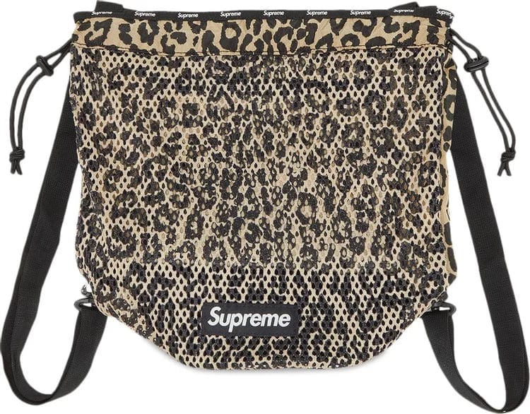 Supreme Mesh Backpack Leopard – YankeeKicks Online