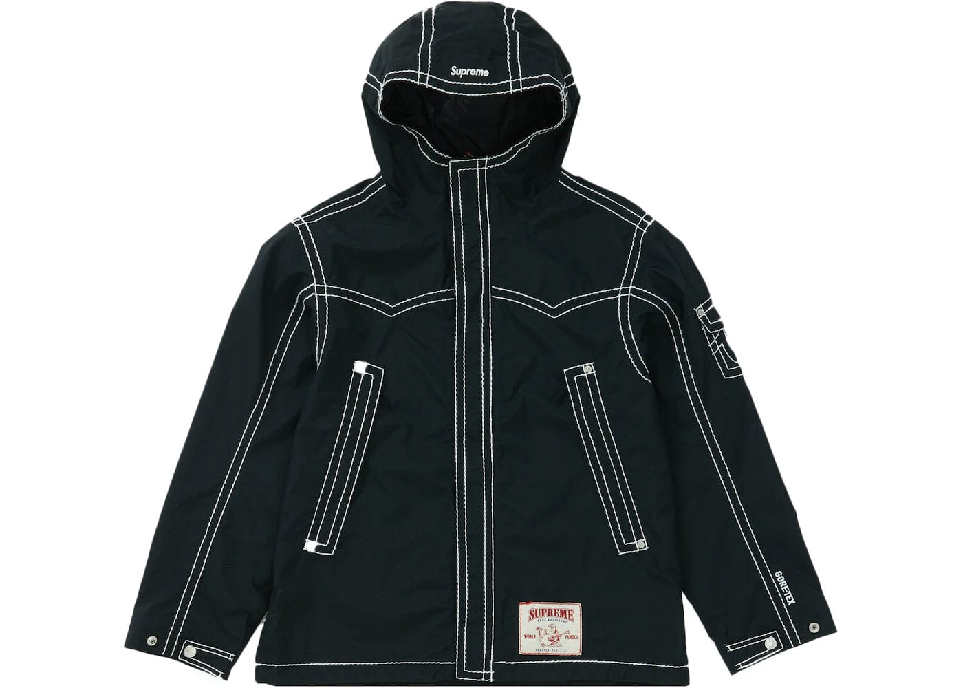 Supreme True Religion GORE TEX Shell Jacket Black YankeeKicks Online