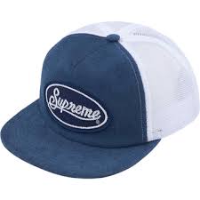 Supreme Terry Mesh Back 6-Panel Blue – YankeeKicks Online