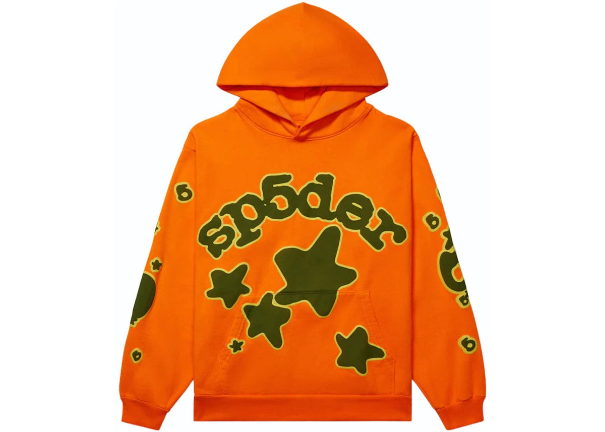 Sp5der Beluga Hoodie Orange – YankeeKicks Online