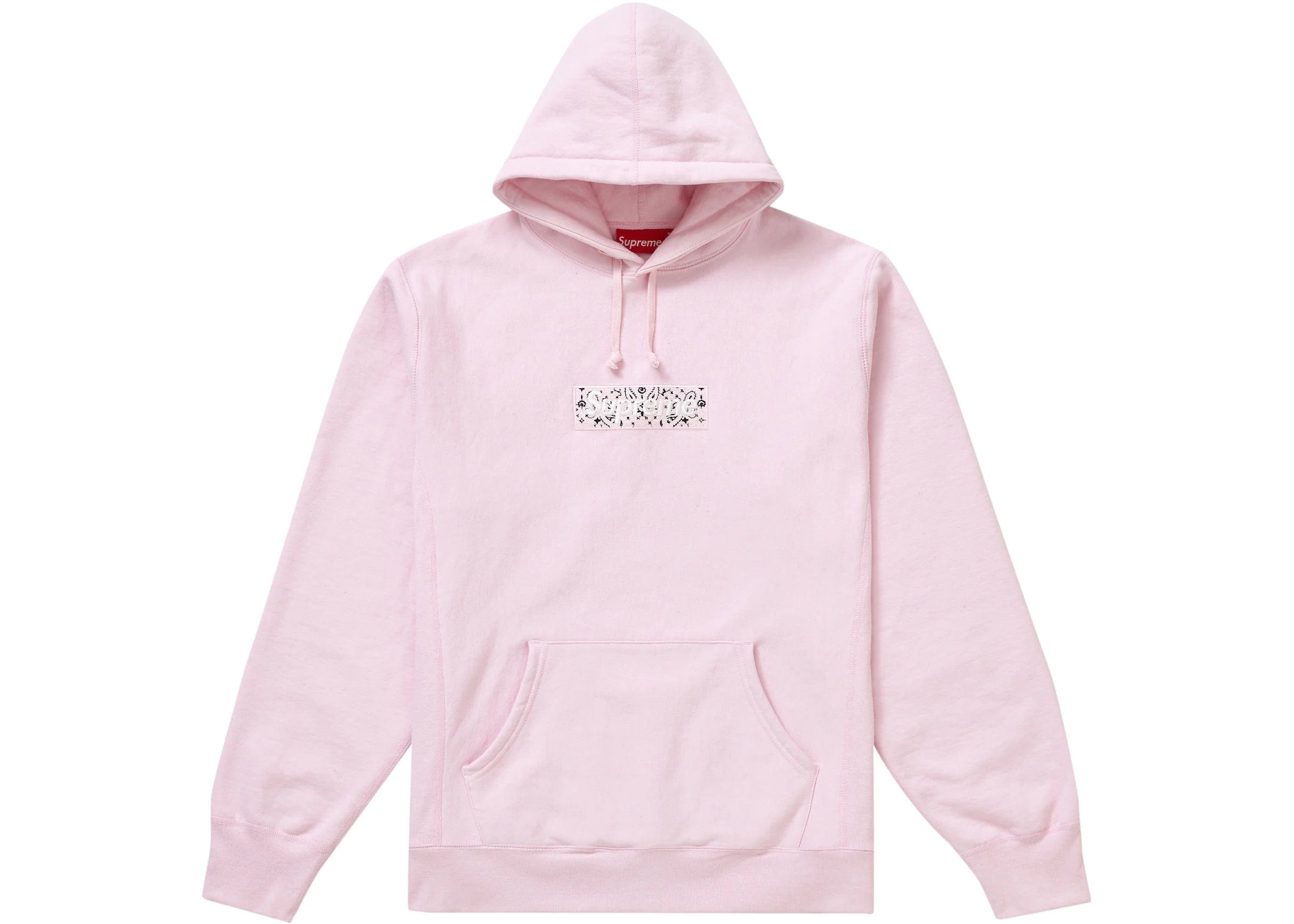 Supreme Bandana Box Logo Hooded Sweatshirt Pink – YankeeKicks Online Supreme Bandana Box Logo Hooded Sweatshirt Pink – YankeeKicks Online