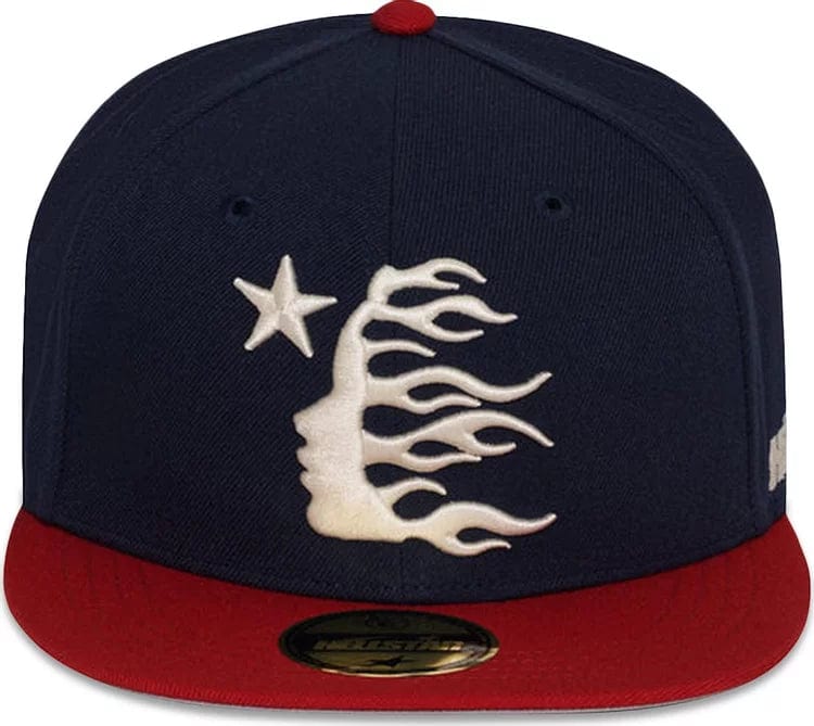 Hellstar Baseball Fitted Hat Navy – YankeeKicks Online Hellstar Baseball Fitted Hat Navy – YankeeKicks Online
