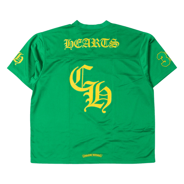 Chrome Hearts Mesh Stadium Football Jersey Green – YankeeKicks Online