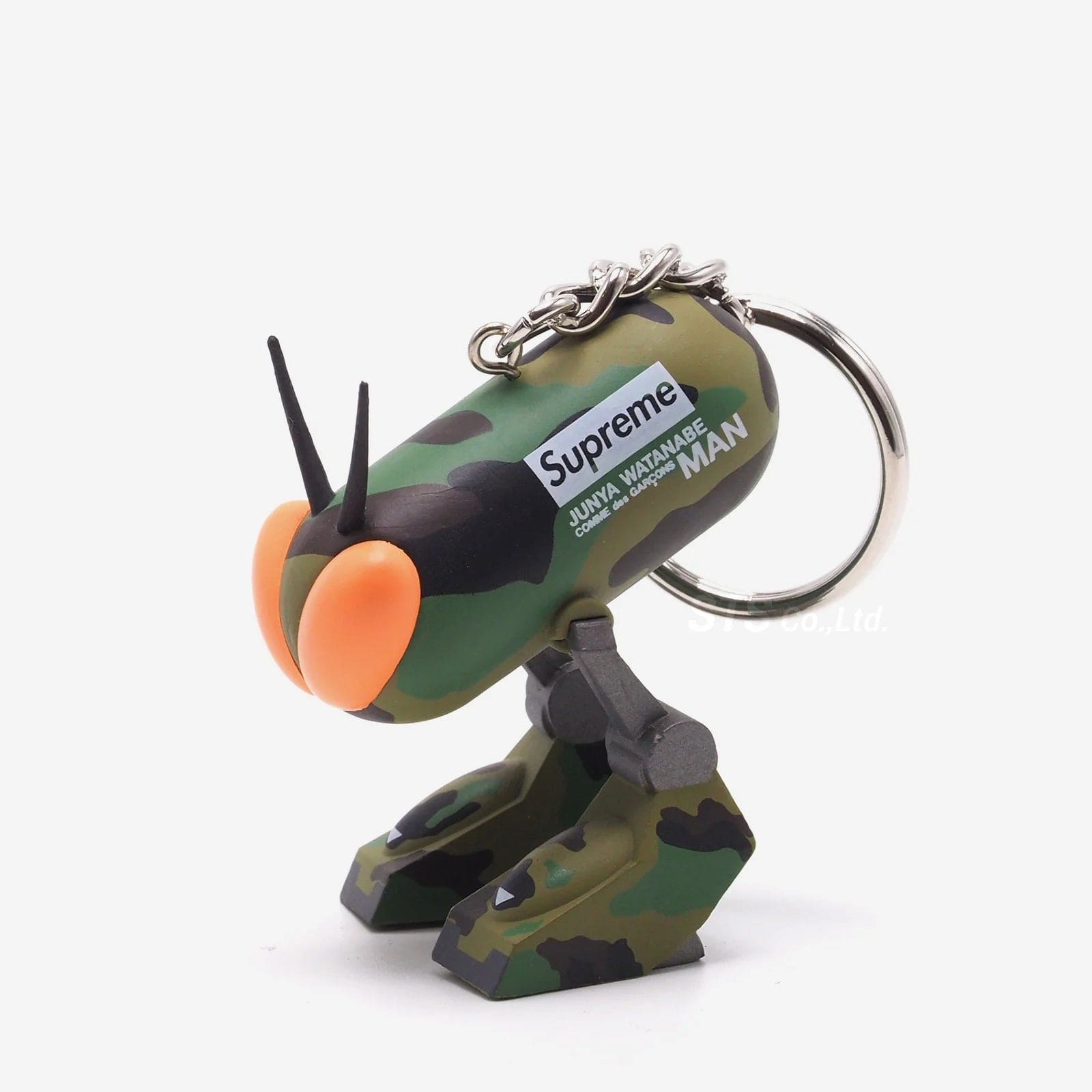Supreme JUNYA WATANABE CDG MAN Bug Keychain Woodland Camo
