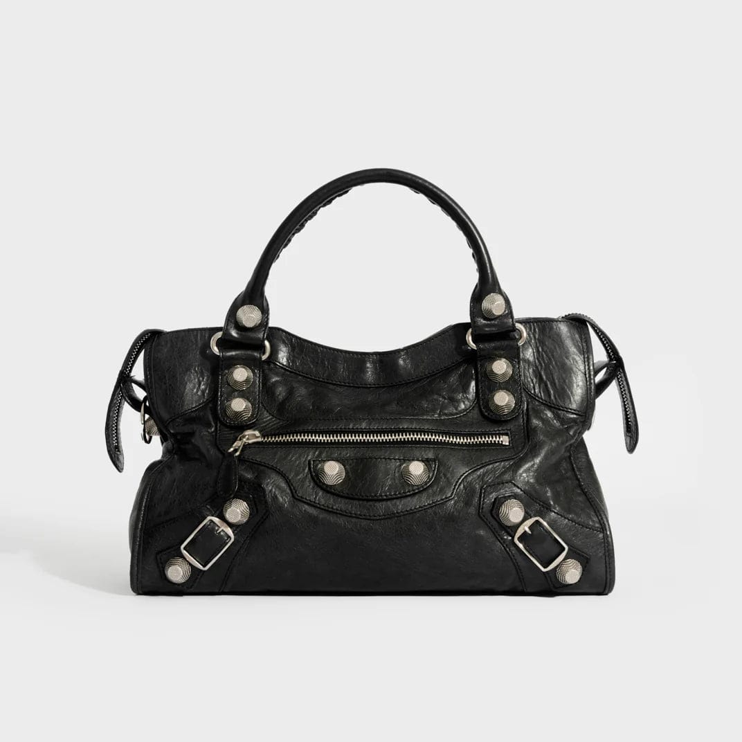 Balenciaga city black hardware sale