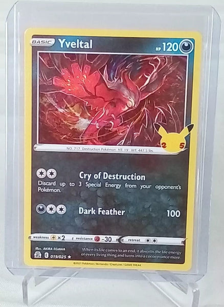 Pokemon TCG Celebrations Single Cards 19/25 Yveltal (Holo) Card Pokemon TCG Celebrations Single Cards 19/25 Yveltal (Holo) Card