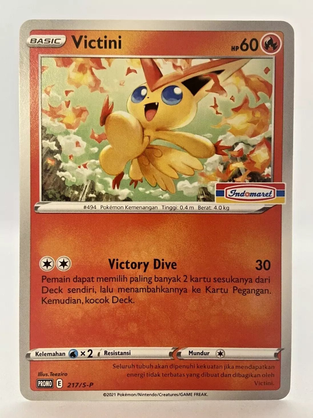 victini pokemon card holographic Victini - 208 208