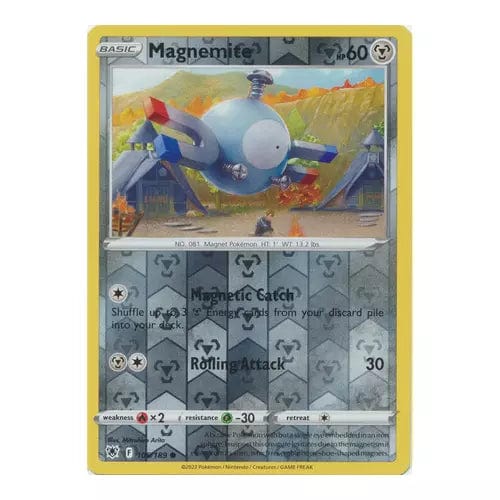 Magnemite 105/189 Reverse Holo Astral Radiance Pokemon Cards TCG YankeeKicks Online Magnemite 105/189 Reverse Holo Astral Radiance Pokemon Cards TCG YankeeKicks Online