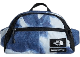 Supreme The North Face Bleached Denim Print Roo II Indigo Supreme The North Face Bleached Denim Print Roo II Indigo