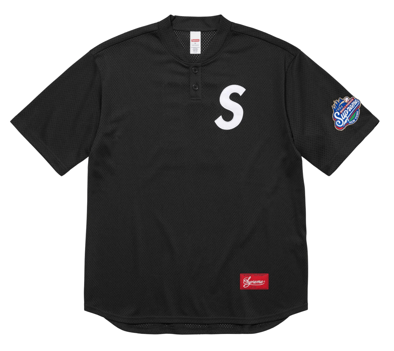ウェア Supreme S Logo Baseball Henley M Supreme S Logo Baseball Henley Black – YankeeKicks Online