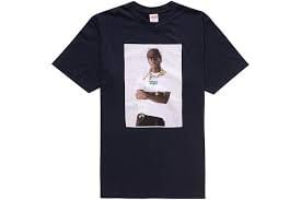 Supreme bling tee fashion navy