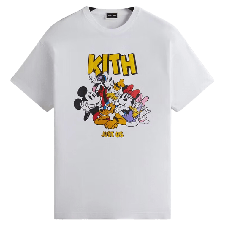 Kith x Disney Mickey & Friends It's All Love Vintage Tee White Kith x Disney Mickey & Friends It's All Love Vintage Tee White