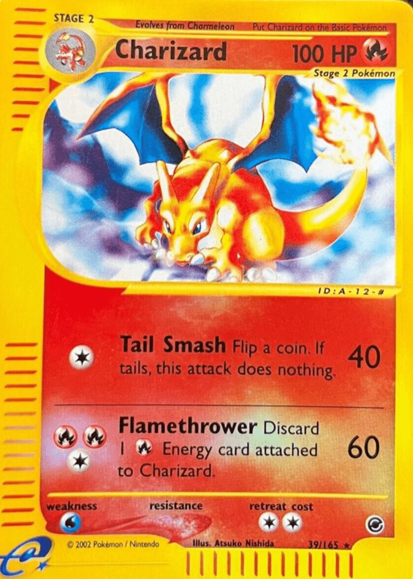 Charizard Pokmon (2002) Expedition - 39/165 Reverse Holo YankeeKicks Online Charizard Pokmon (2002) Expedition - 39/165 Reverse Holo YankeeKicks Online