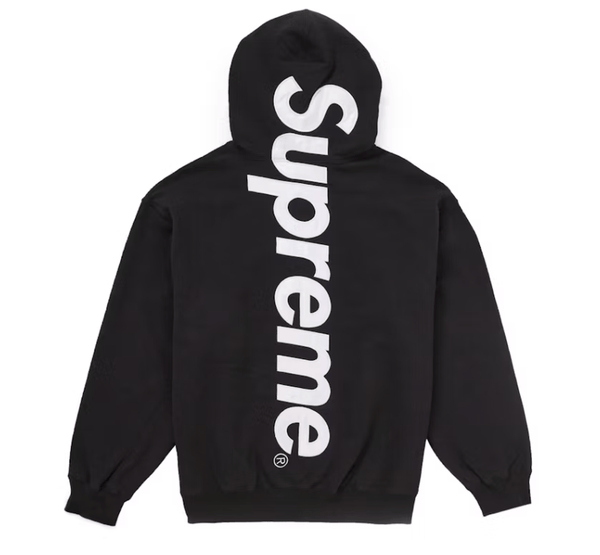 Supreme Satin Applique Hooded Sweatshirt (FW24) Black Supreme Satin Applique Hooded Sweatshirt (FW24) Black