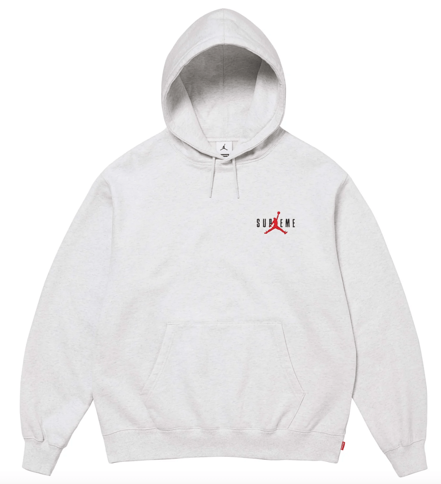 Supreme Jordan Hooded Sweatshirt Ash Grey – YankeeKicks Online