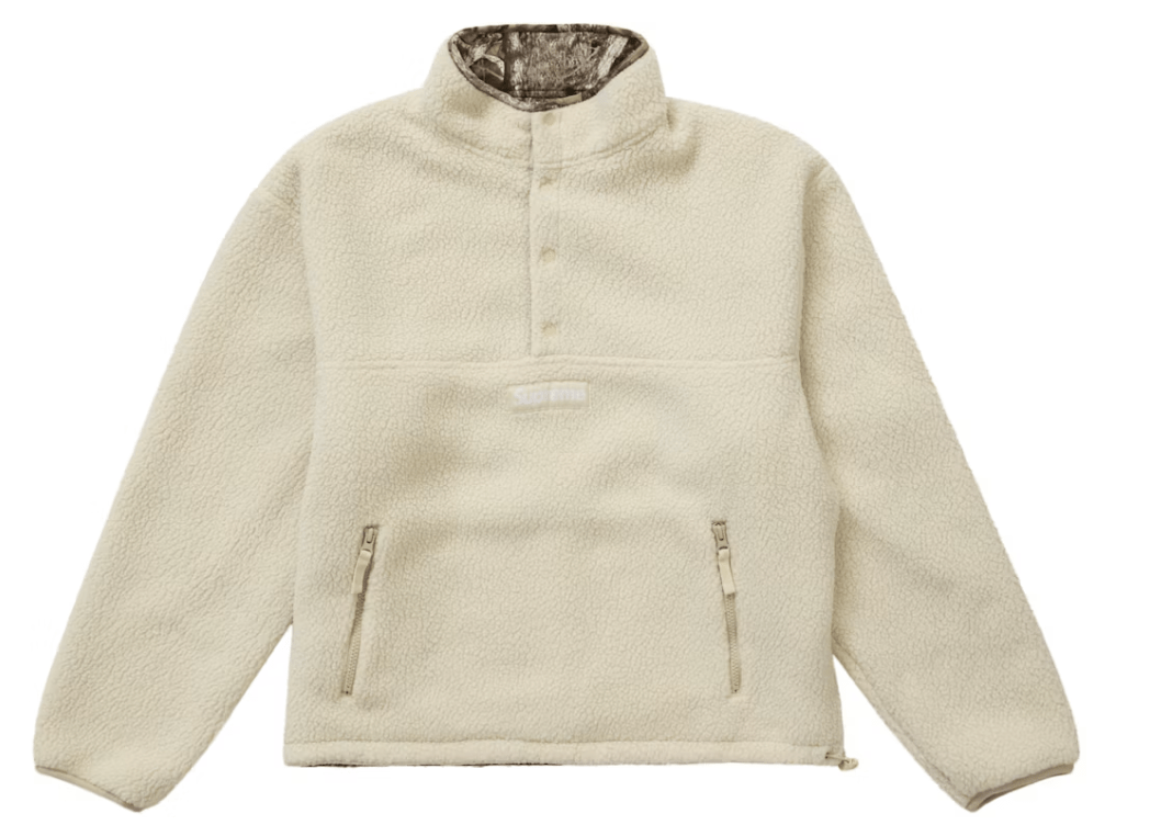 Supreme Polartec Shearling Reversible Pullover (FW24 Supreme Polartec Shearling Reversible Pullover (FW24