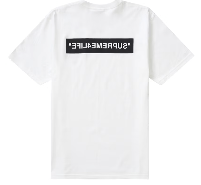 Supreme 4 Life Tee White – YankeeKicks Online Supreme 4 Life Tee White – YankeeKicks Online