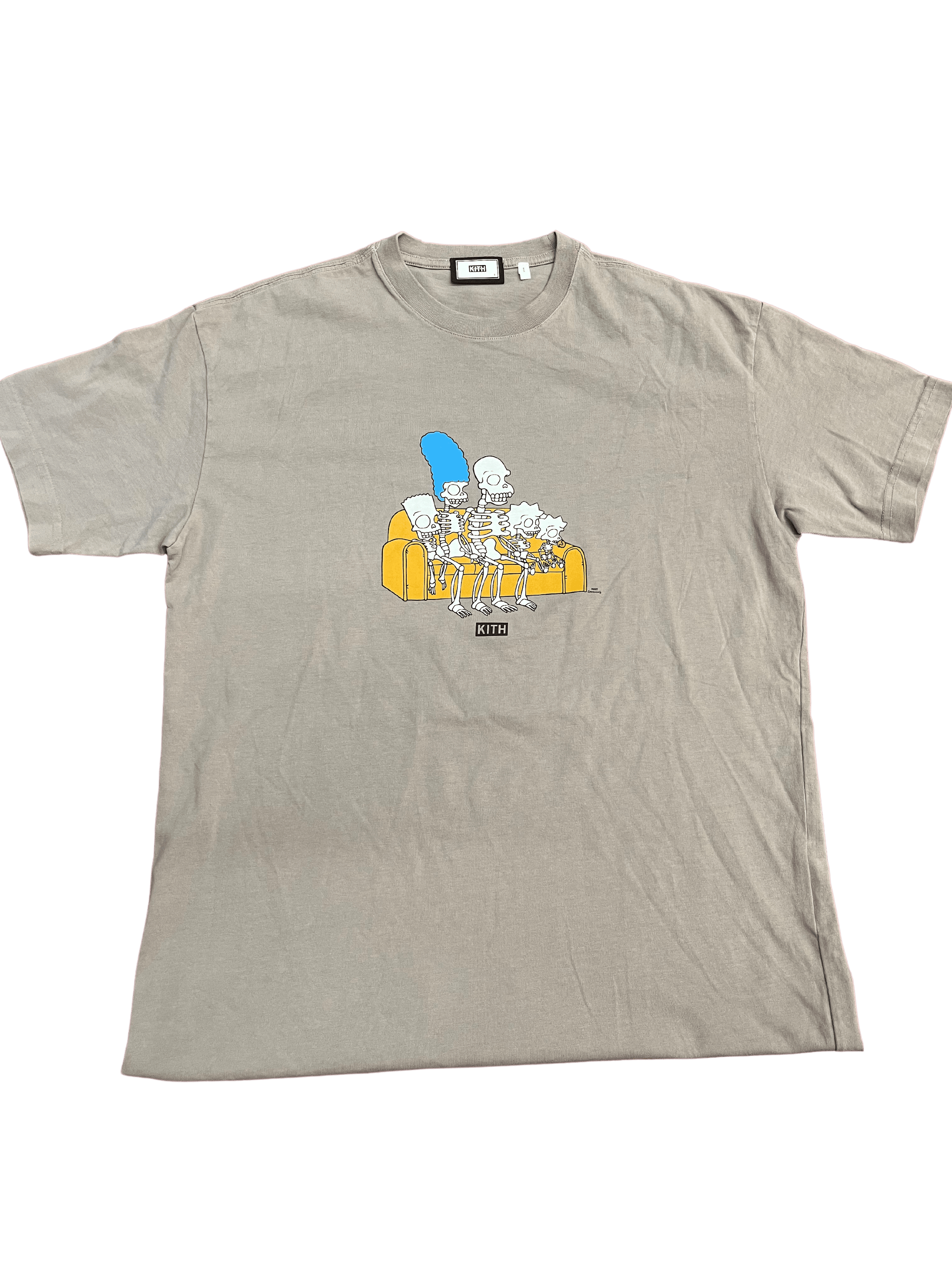 ☆ KITH x THE SIMPSONS Couch L/S tee コラボTシャツ ☆ KITH × The Simpsons Couch L/S Tee 白Sサイズ