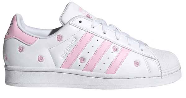 adidas Superstar Cloud White Clear Pink (GS) – YankeeKicks Online