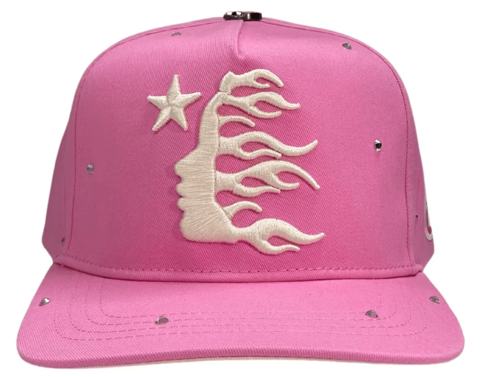 帽子 Hellstar OG Logo SnapBack Hat Hellstar OG Rhinestones Logo Snapback Hat Brown Men's - SS24