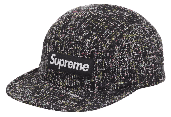 帽子 Supreme Boucle Camp Cap Supreme Denim Boucle Camp Cap Black – YankeeKicks Online