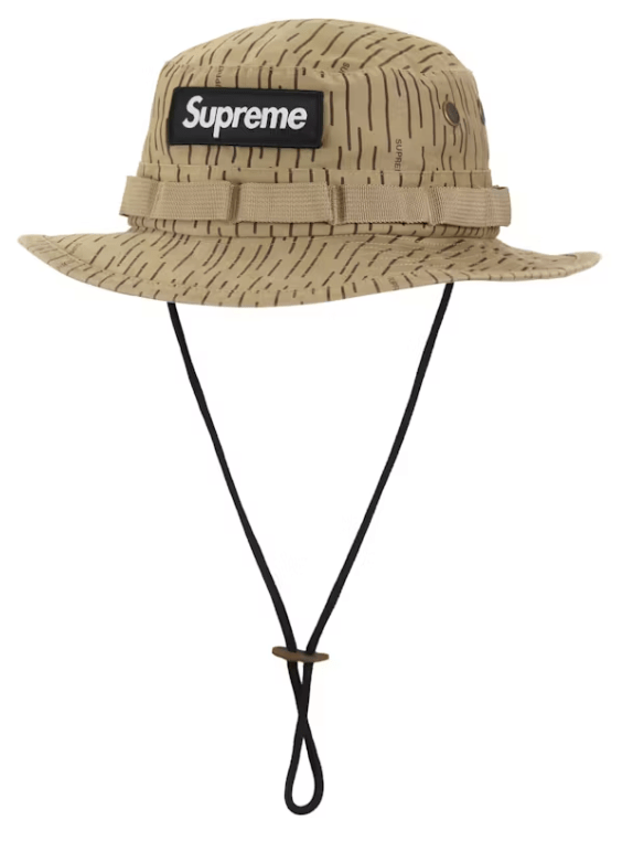 Supreme Military Boonie (FW24) Tan Raindrop – YankeeKicks Online Supreme Military Boonie (FW24) Tan Raindrop – YankeeKicks Online