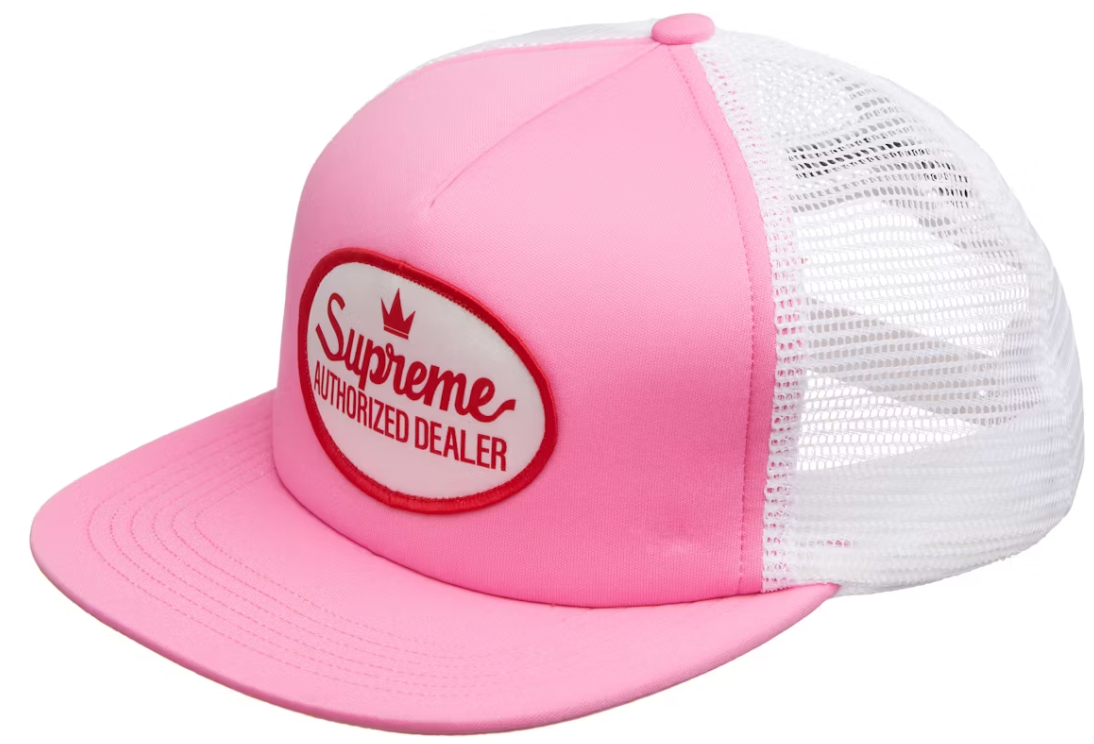 Supreme Authorized Mesh Back 5-Panel Pink – YankeeKicks Online